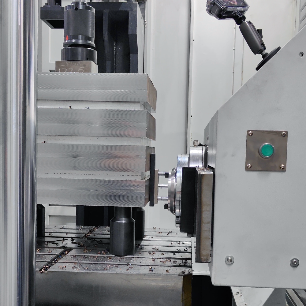 Multi-Plate Stacking for One-Cycle Machining